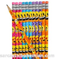Aryellys Packs 12 Pack Emoticon Pencils Emoji Faces School Supplies Party Favor B07BT1W8ZS